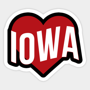 Iowa Love Sticker